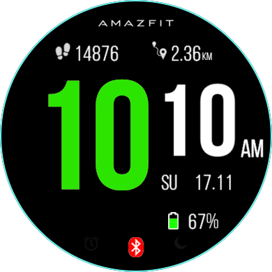 Amazfit digital green