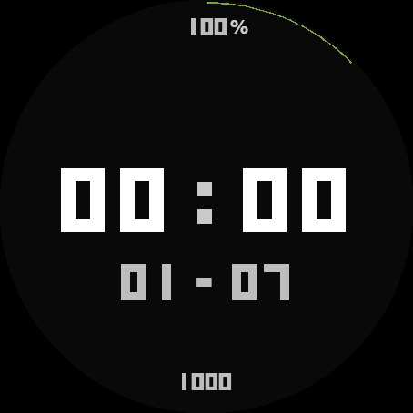 tty-clock battery percentage