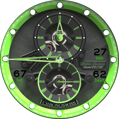 Chronoswiss black green