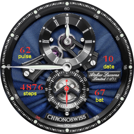 Chronoswiss digital Grey blu v2