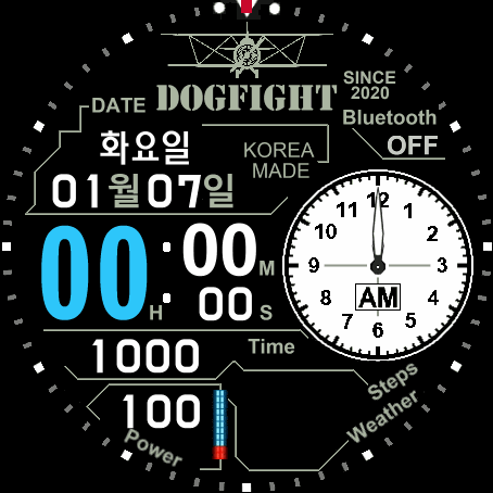 Digital&Analog watch v.3