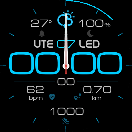 Nightlights Czech V2 blue analog