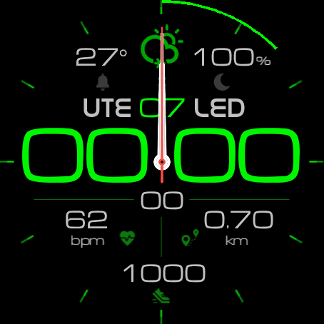 Nightlights Czech V2 green analog
