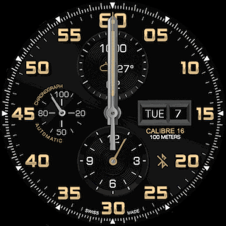 Carrera Calibre 16 Day-Date Chronograph Black Titanium - no logo