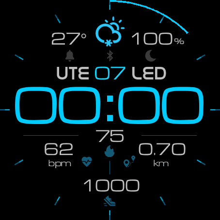 Nightlights Czech V2 blue calories