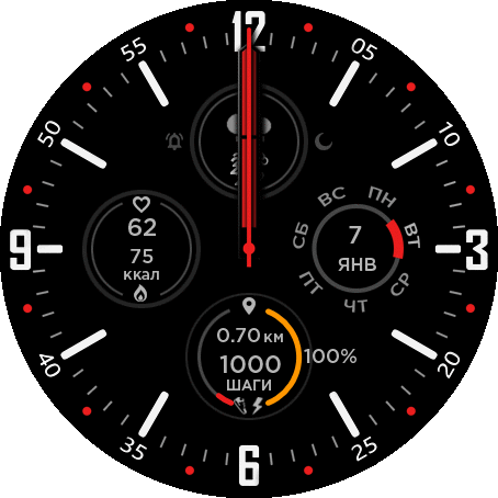 Marine Commander Contrast RED with Weather