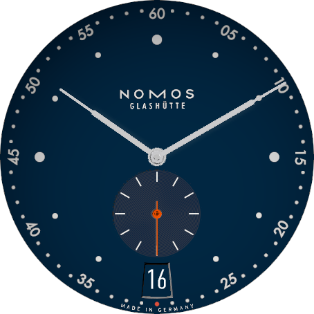 Nomos Metro midnight blue