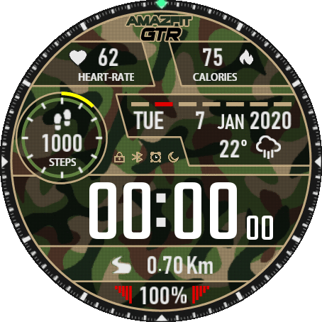 Amazfit GTR 47 Khaki ENG