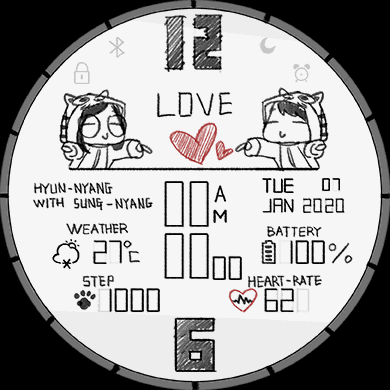 Nyang-tattoo-character