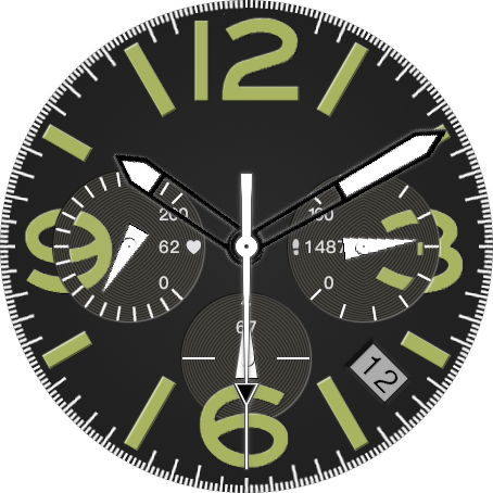 Timberland Chronograph Black/Green