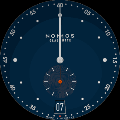 Nomos Metro midnight blue