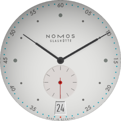 Nomos Metro white
