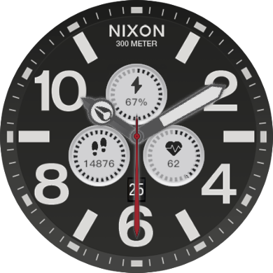 NIXON 51-30 Chrono Black