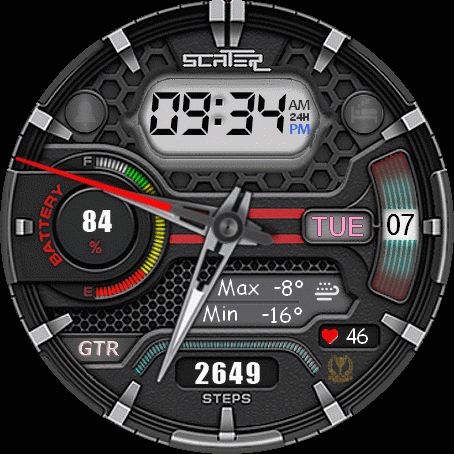 MOD. ( MIX GTR by Scater ) Eng 47mm , 42mm