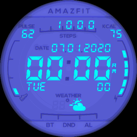 Classic Digital Inverted Neon