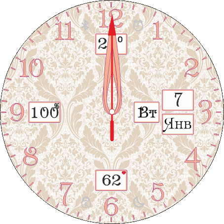 Женский вариант простых часов