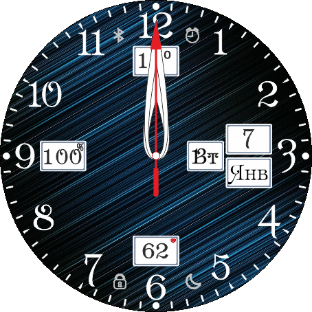 Простые аналоговые часы