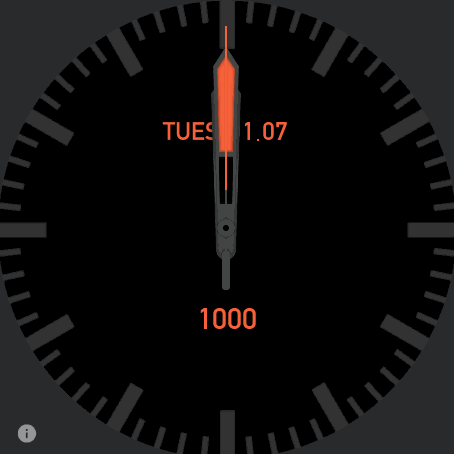 Analog Black & Orange