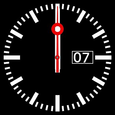 Station Clock Railway Clock with date