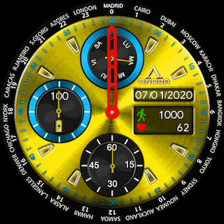 ONOBA MUNDIAL AMARILLO AGUJAS ROJAS