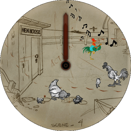 Animated Rooster