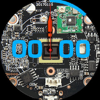 transparent watchface