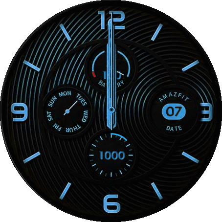 Blue version of Original Amazfit