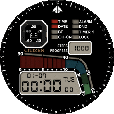 Citizen Windsurf nikant remake 42mm
