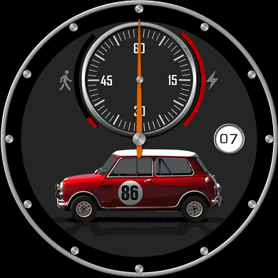 Classic Mini Cooper Red