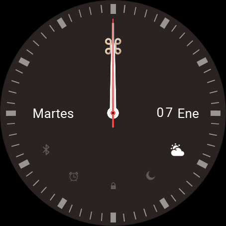 SmartCool analog dark watch