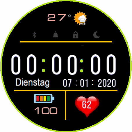 Digitales Watchface