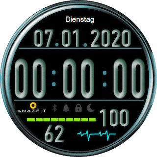 Digital Ziffernblatt