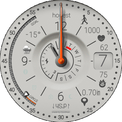 honest d'sh(dish) original watch