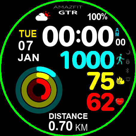 GRS DIGITAL CIRCLE COLOR 2 12h