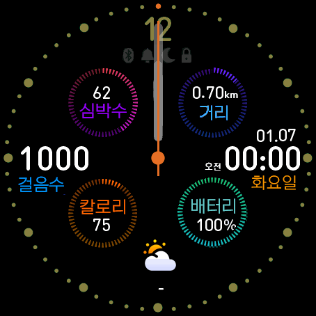 Modified Analog-Colored-Circle