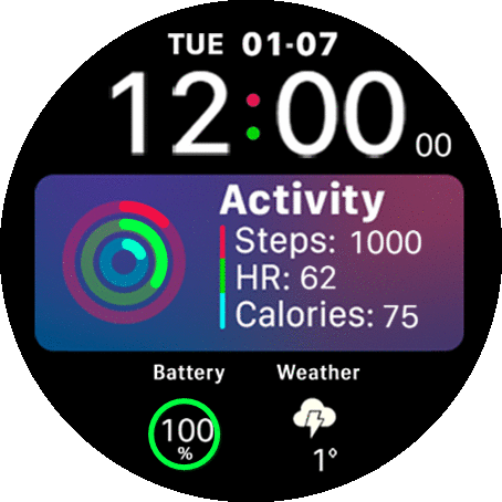 Siri Watch face_47mm