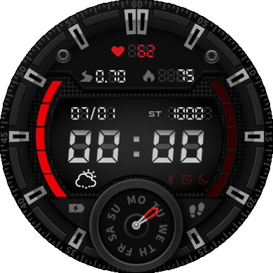 sport digital red 42mm