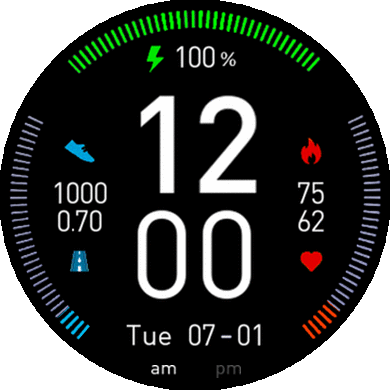 pace watch face gtr42mm