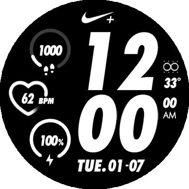 Nike Plus White 42mm