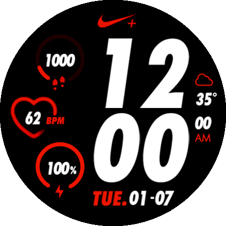 Nike Plus Red White 47