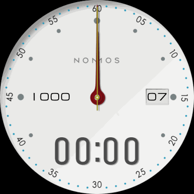 Nomos neomatik white with date