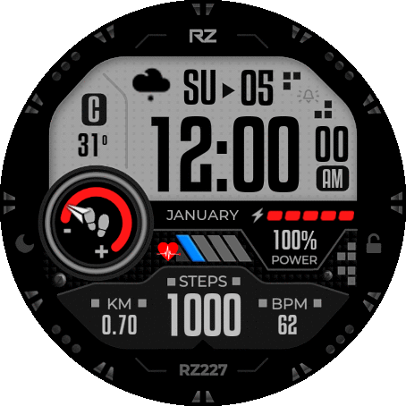 MOD (RZ227 Digital By Kirk01 ) 47mm , 42mm