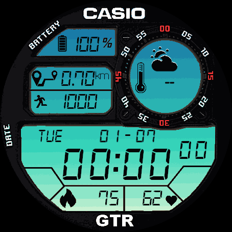 eko casio azul casion