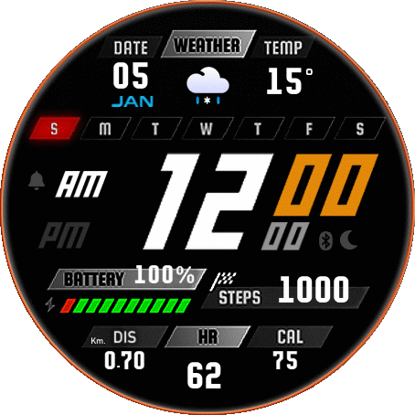 MOD ( GTR2Watchface) 47mm , 42mm