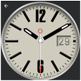 аналоговый циферблат