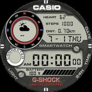 CASIO SMARTWATCH  12\24 H