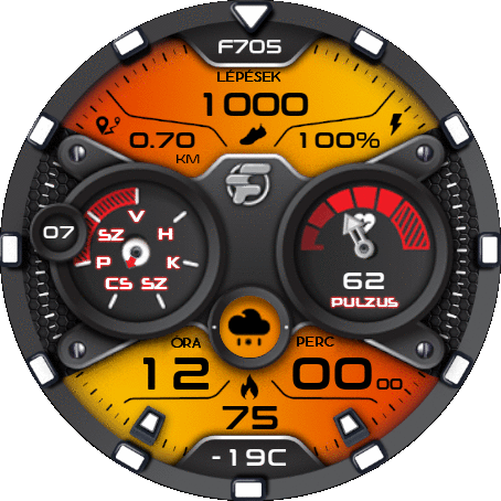 Faster | 705 Digital Orange Yellow