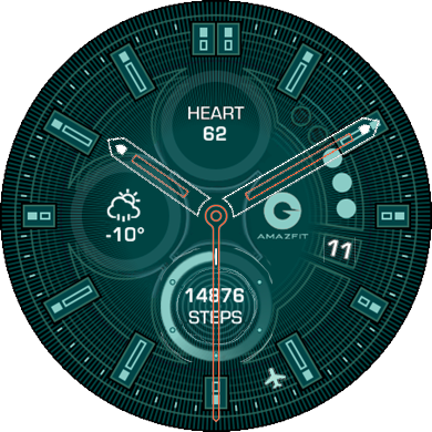 AMZF01 Petrol with Orange 42