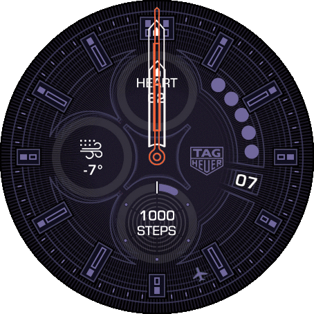 TH01C Purple with Orange