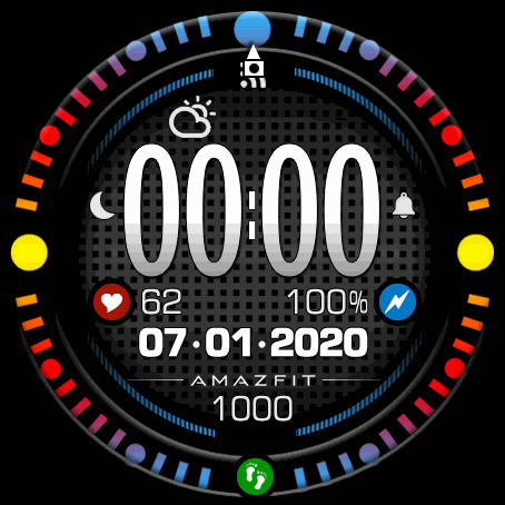 Circles Color Fade - Blue